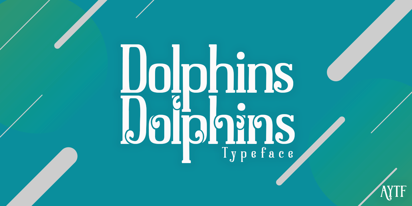 Шрифт Dolphins